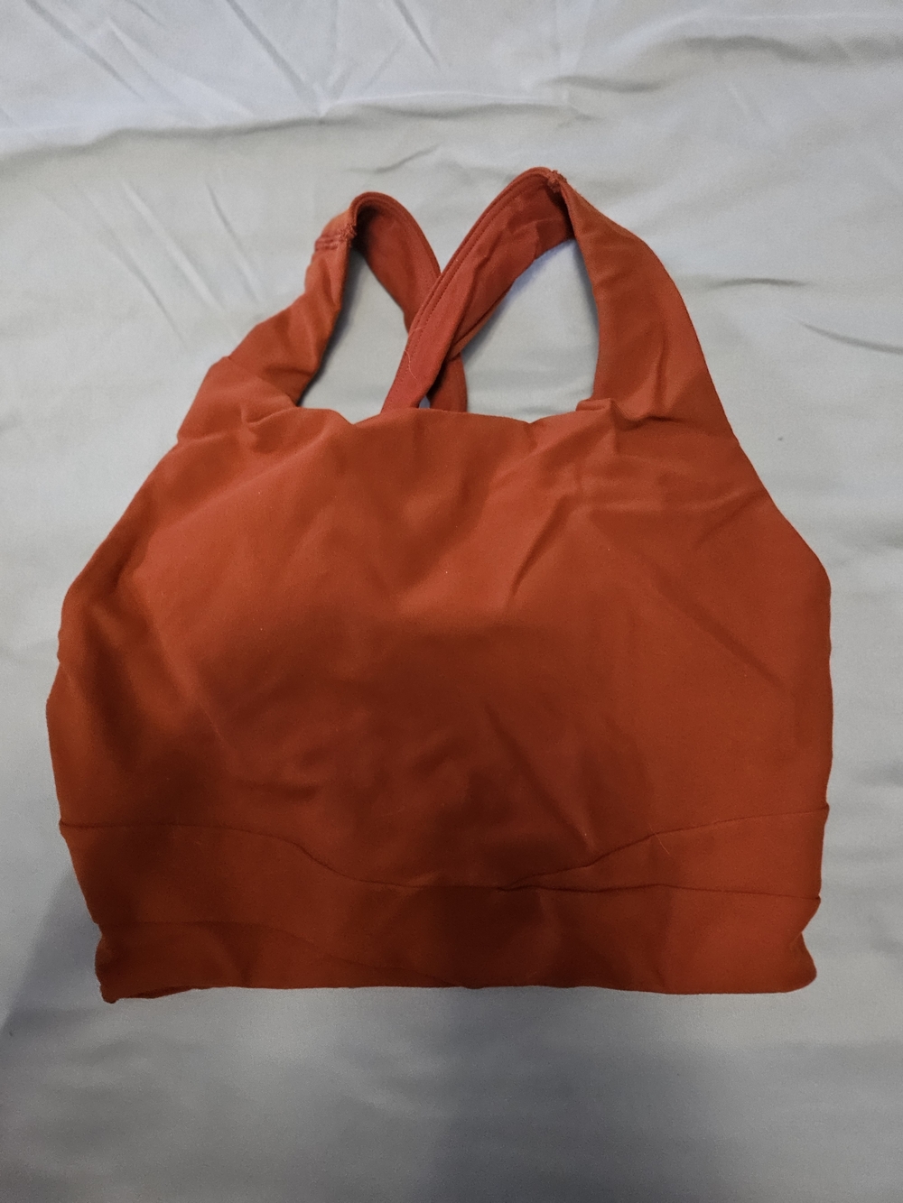 CALIA by Carrie Underwood Rust Red Padded Sports Bra